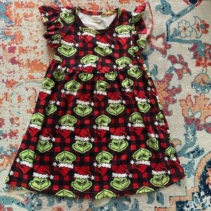 Toddler grinch dress